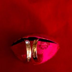 Tiffany Sterling Silver Large Loop Earrings